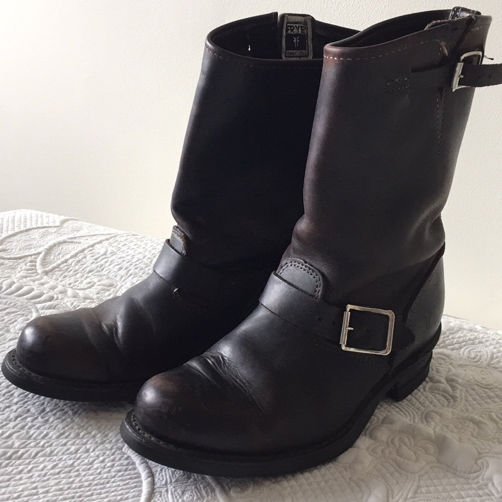 Frye Veronica short Or engineer boot size 8.5 12R